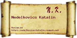 Nedelkovics Katalin névjegykártya